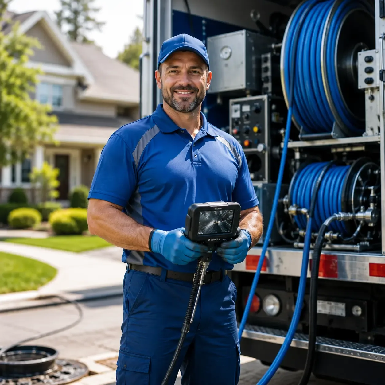 Local outdoor drain cleaning specialists in Grayling, MI